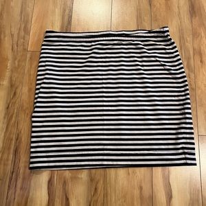H & M S/M Striped Tube Skirt